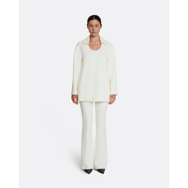 Safiyaa Giovanna Top in Ivory, view 3