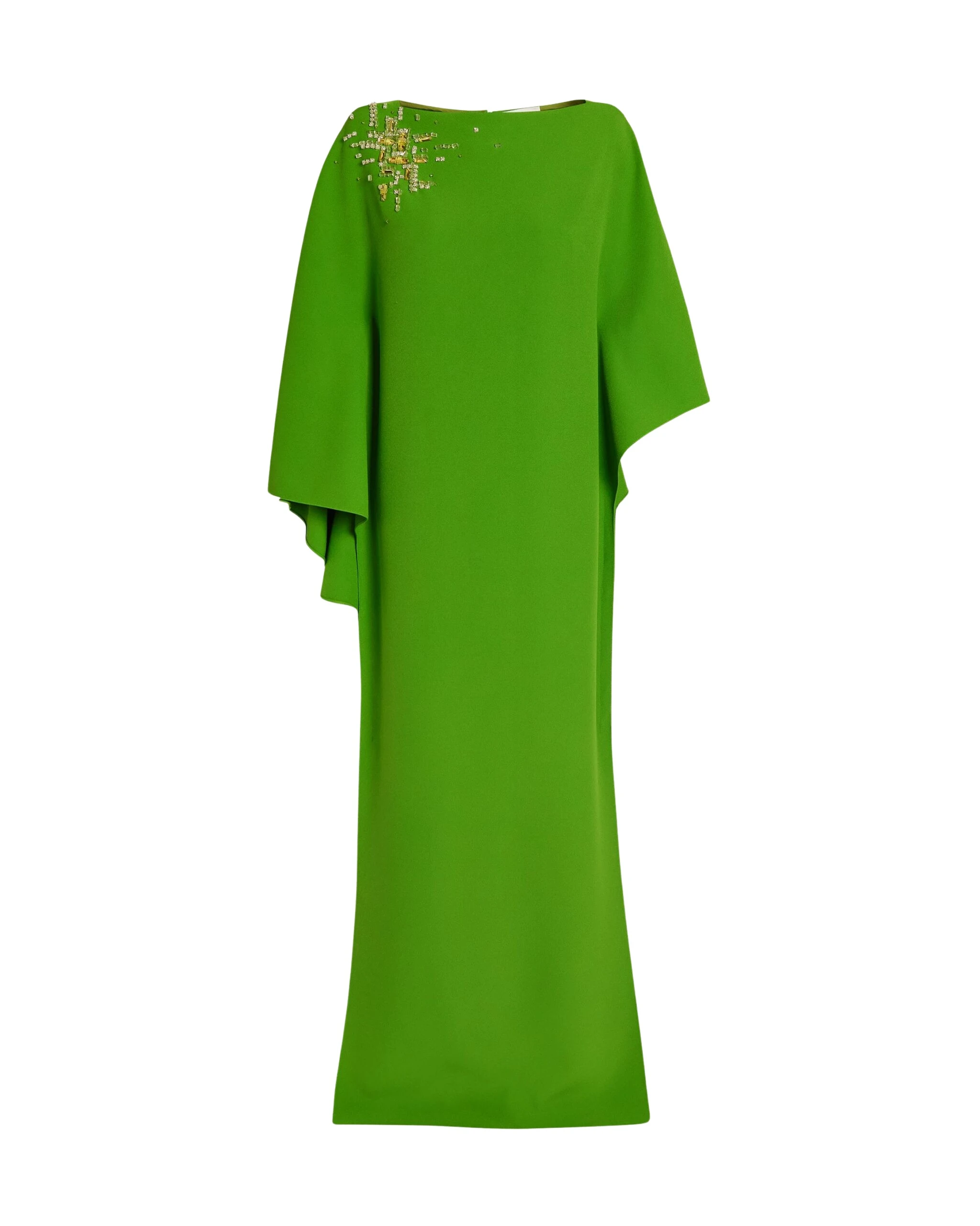 Safiyaa-Marcellina-Long-Dress-in-Verdant-Green-with-Multi-greens-Coveti-5-scaled79216_nobg Safiyaa Marcellina Long Dress in Verdant Green with Multi-greens - Safiyaa Dresses - Heavy Crepe Cape Gown - Shop at Coveti