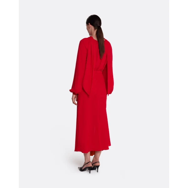 Safiyaa Olimpia Skirt in Azalea Red, view 3