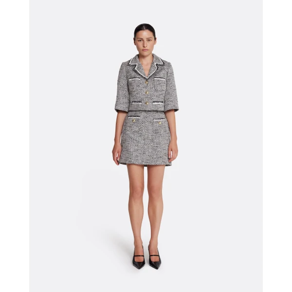 Safiyaa Ornella Skirt in Greyscale, view 6