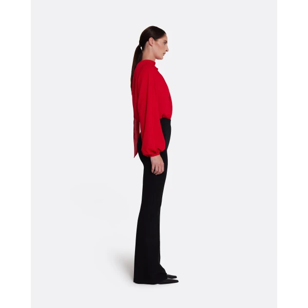 Safiyaa Tilde Top in Azalea Red, view 6