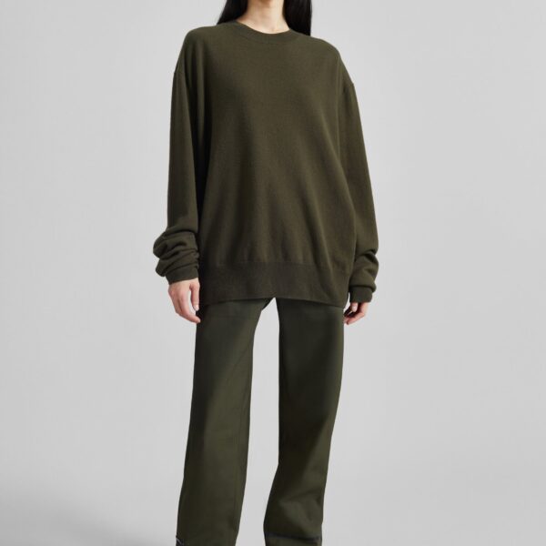 The Frankie Shop Coperni Technical Tailored Pants - Green - Oversized Minimalist Pants in Green - Shop at Coveti