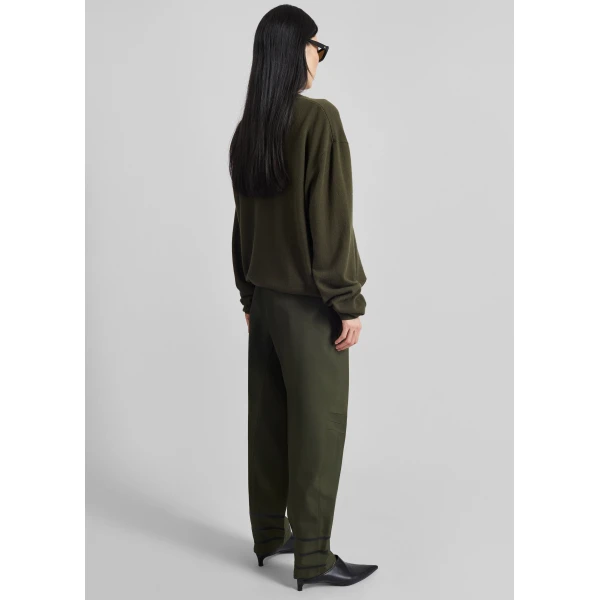 The Frankie Shop Coperni Technical Tailored Pants – Green, view 6