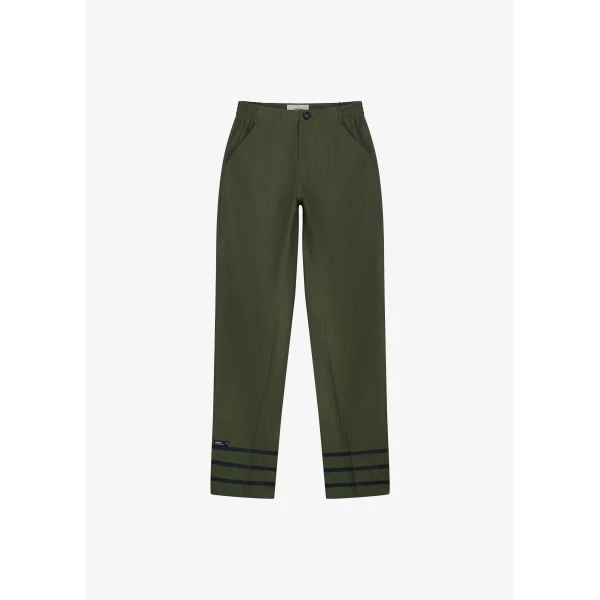 The Frankie Shop Coperni Technical Tailored Pants – Green, view 7