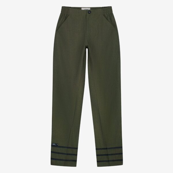 The Frankie Shop Coperni Technical Tailored Pants - Green - Oversized Minimalist Pants in Green - Shop at Coveti