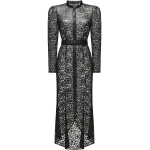 Ulyana Sergeenko Lace midi dress with floral patterns - Ulyana Sergeenko Corset Dress - Russian Couture - Shop at Coveti