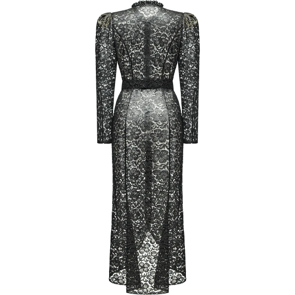 Ulyana Sergeenko Lace midi dress with floral patterns - Ulyana Sergeenko Corset Dress - Russian Couture - Shop at Coveti