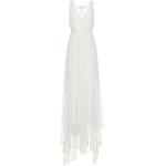 Ulyana Sergeenko Maxi dress embroidered with sequins - Ulyana Sergeenko Corset Dress - Russian Couture - Shop at Coveti