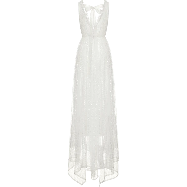 Ulyana Sergeenko Maxi dress embroidered with sequins - Ulyana Sergeenko Corset Dress - Russian Couture - Shop at Coveti