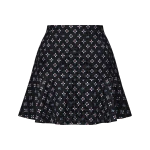 Ulyana Sergeenko Mini skirt made of silk with a signature print - Ulyana Sergeenko Corset Dress - Russian Couture - Shop at Coveti