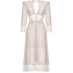 Ulyana Sergeenko Silk dress with signature floral print - Ulyana Sergeenko Corset Dress - Russian Couture - Shop at Coveti
