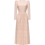 Ulyana Sergeenko Viscose dress with a signature floral print - Ulyana Sergeenko Corset Dress - Russian Couture - Shop at Coveti
