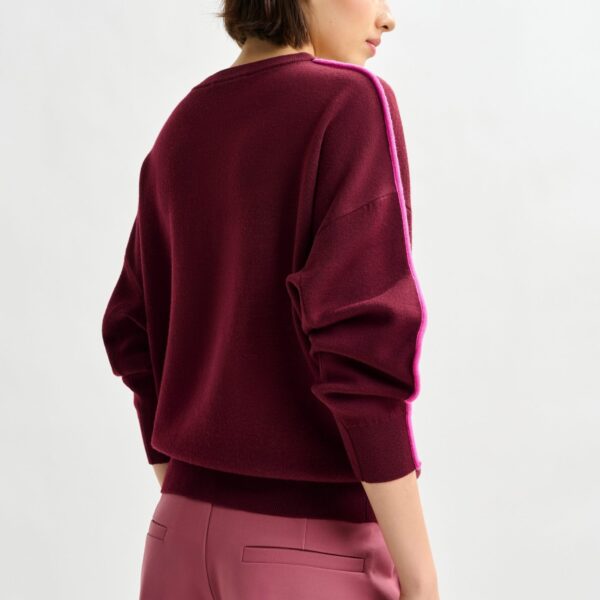 Essentiel Antwerp Vintage pink cropped pants with folded cuffs - Essentiel Antwerp Pants - Colorful Belgian Design - Shop at Coveti