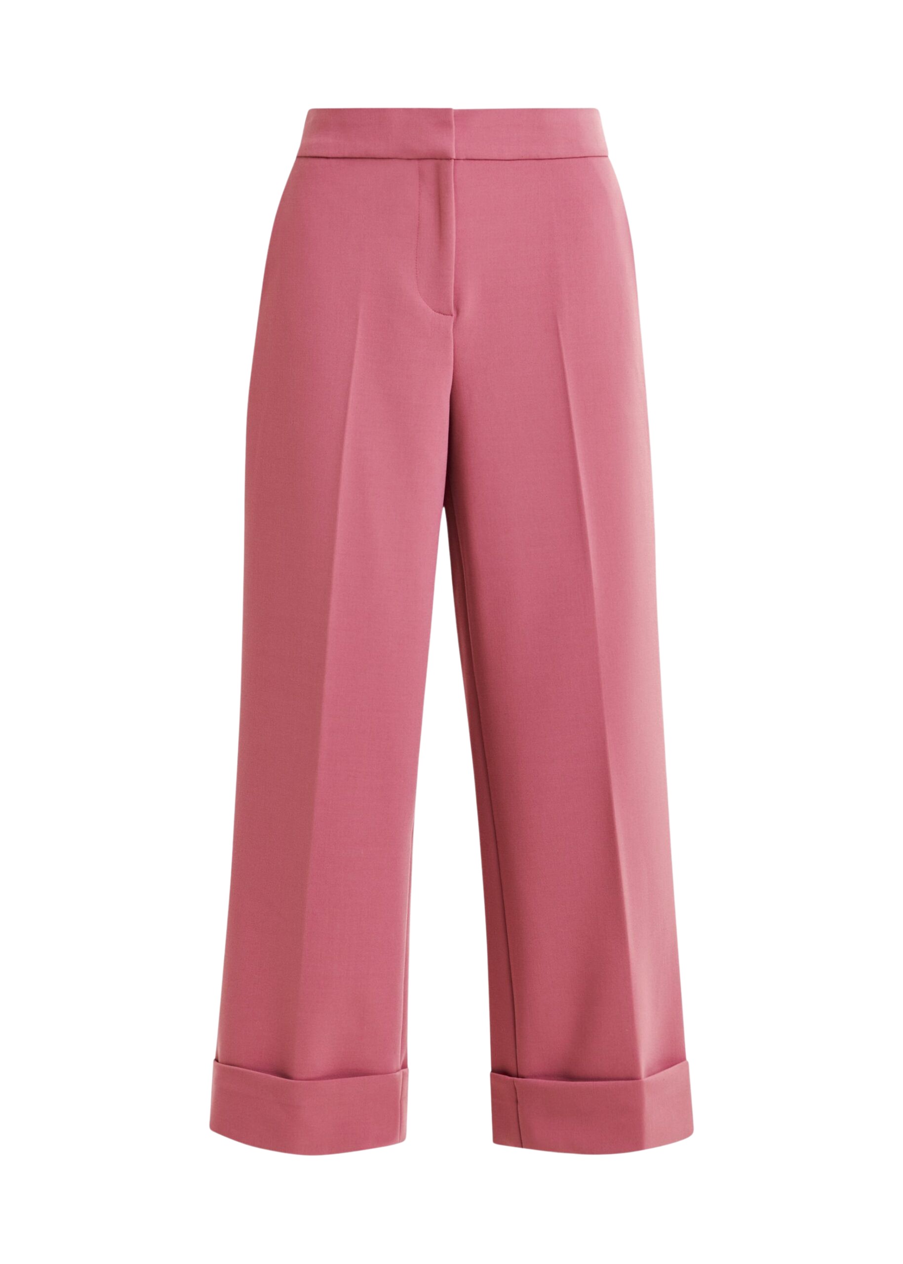 Essentiel Antwerp Vintage pink cropped pants with folded cuffs