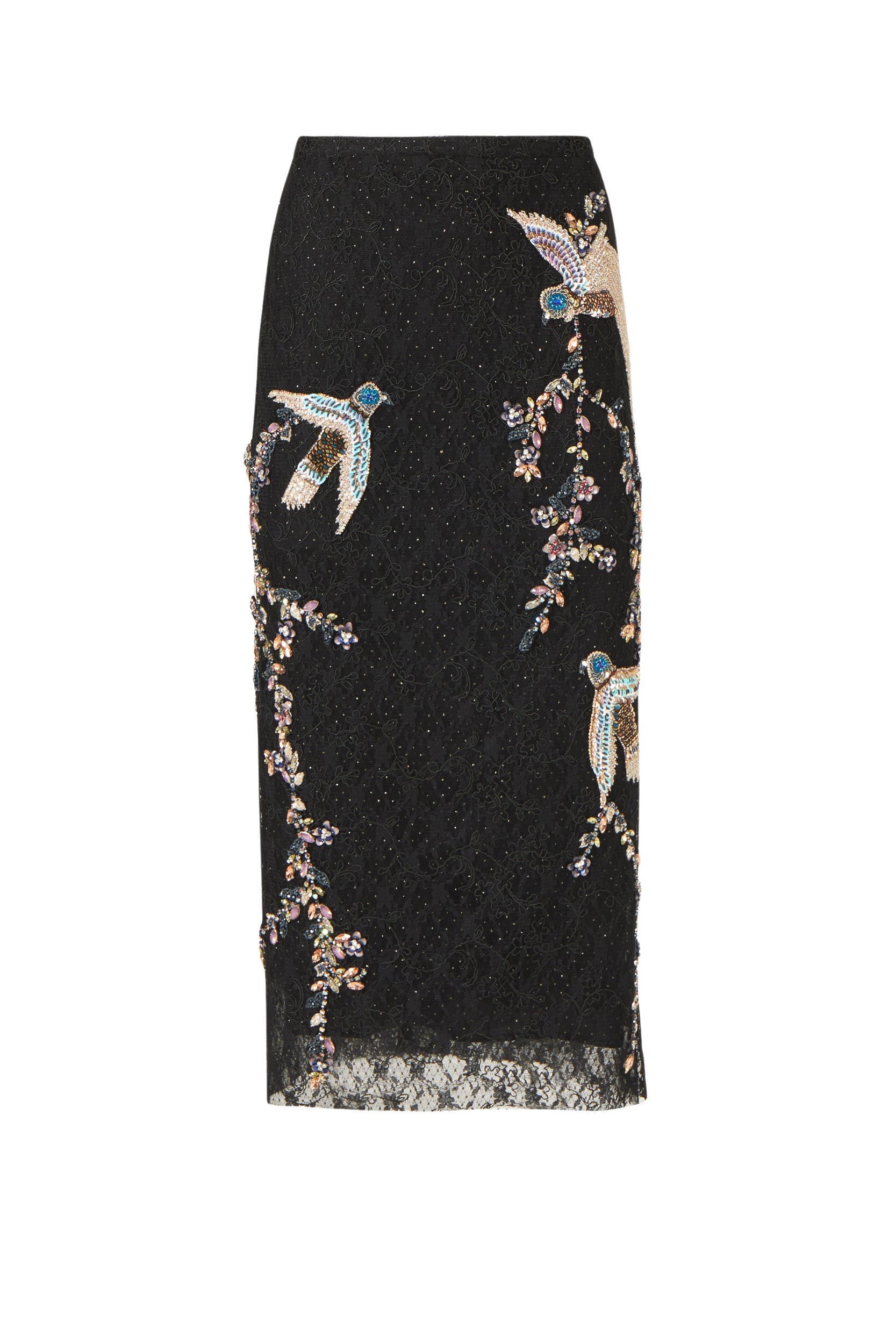 Costarellos Vivi Corded Lace Skirt