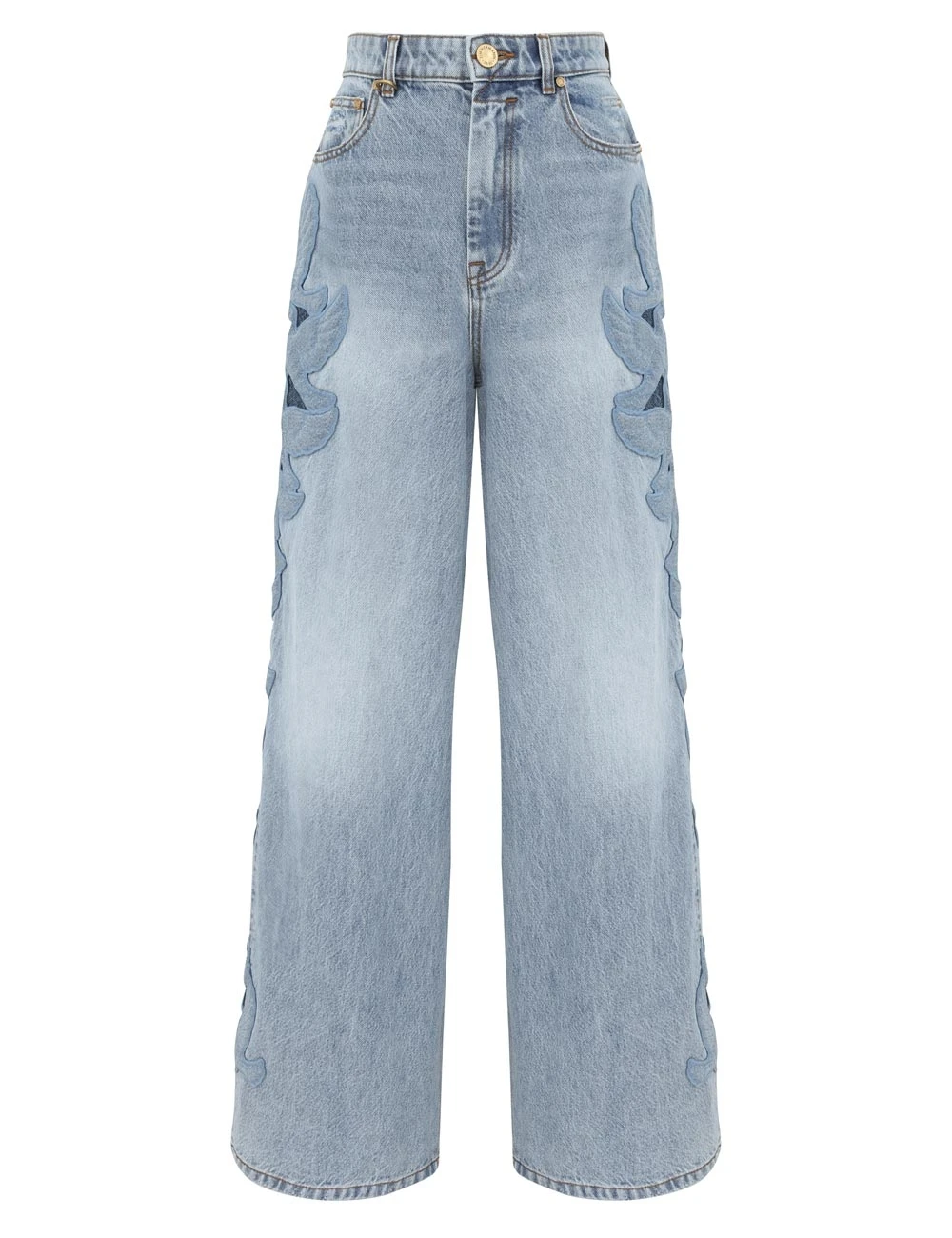 Zimmermann Alchemy Applique Relaxed Flare | Ready to Wear Collection Coveti Elevate your elegance in this Zimmermann Pants available now at Coveti