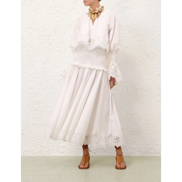 Elevate your elegance in this Zimmermann Dresses available now at Coveti