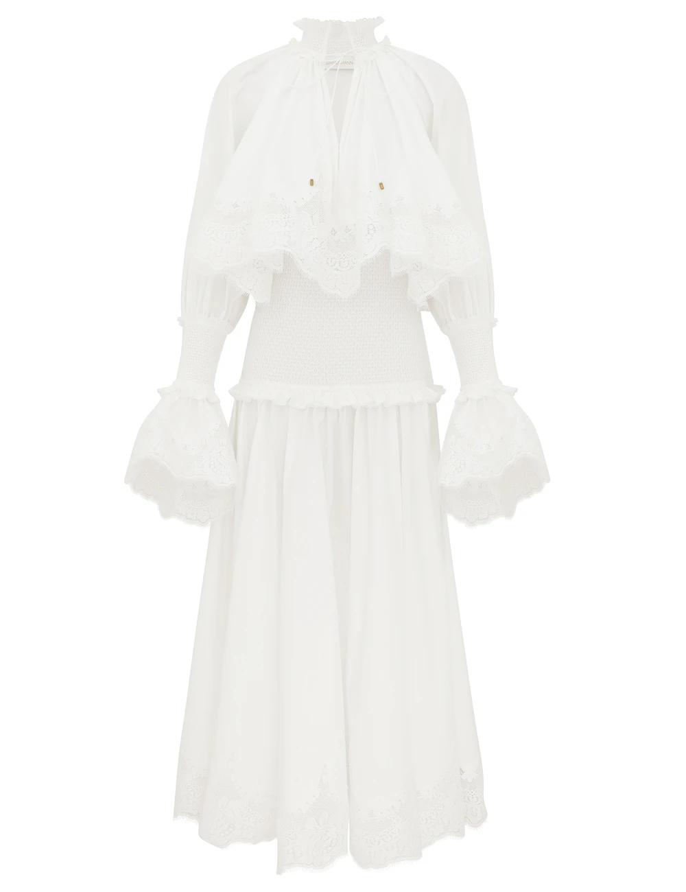Zimmermann Alchemy Poplin Maxi Dress | Ready to Wear Collection Coveti Elevate your elegance in this Zimmermann Dresses available now at Coveti