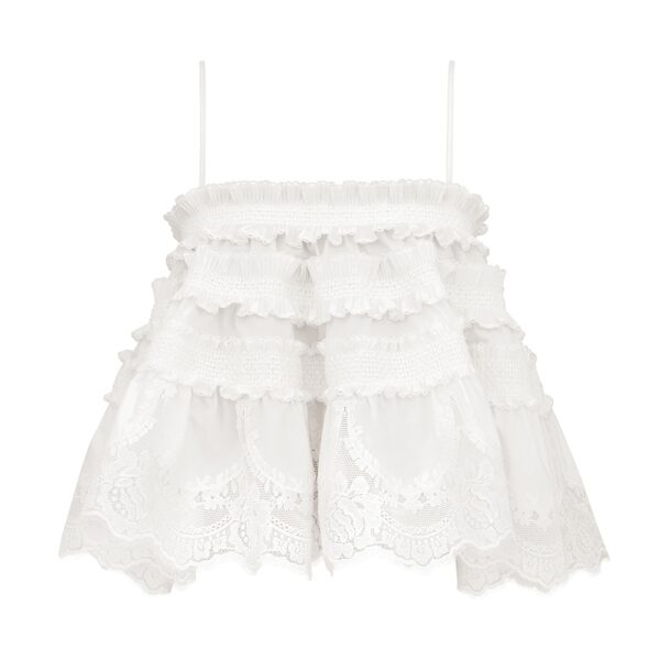 Elevate your elegance in this Zimmermann Tops available now at Coveti