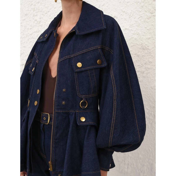 Elevate your elegance in this Zimmermann Jackets available now at Coveti
