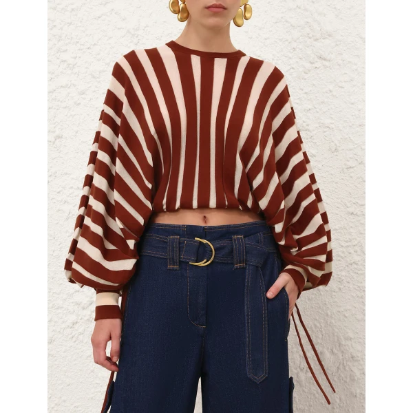 Elevate your elegance in this Zimmermann Knitwear available now at Coveti