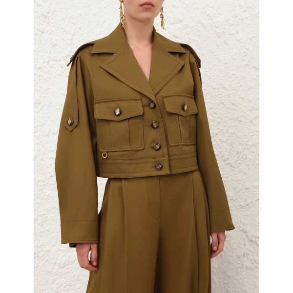Elevate your elegance in this Zimmermann Jackets available now at Coveti