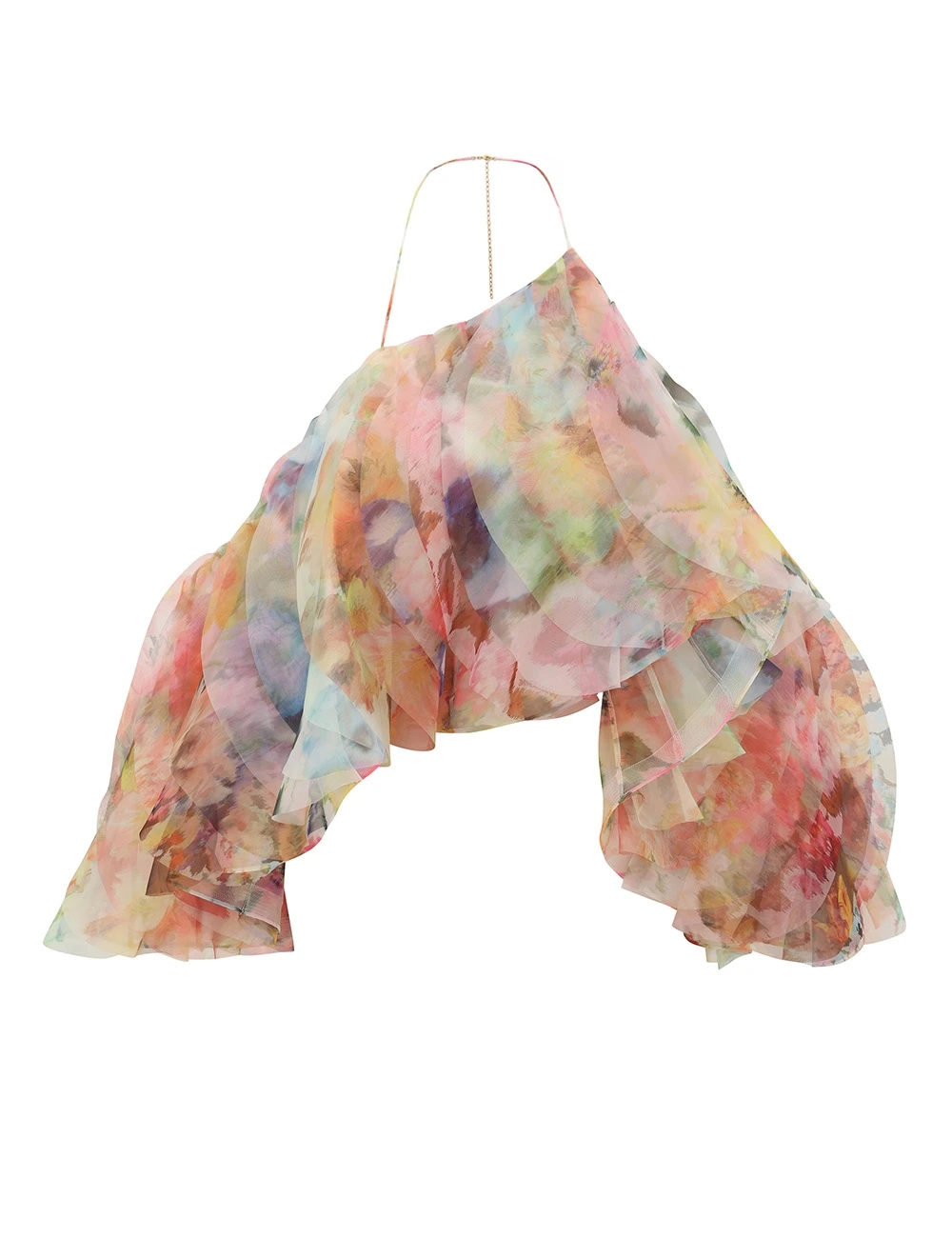 Zimmermann Luna Fanned Camisole | Ready to Wear Collection Coveti Elevate your elegance in this Zimmermann Tops available now at Coveti