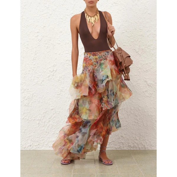 Elevate your elegance in this Zimmermann Skirts available now at Coveti