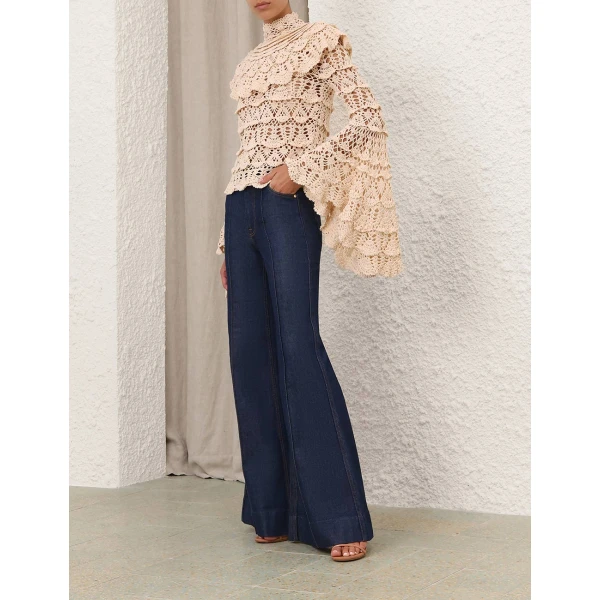 Elevate your elegance in this Zimmermann Knitwear available now at Coveti