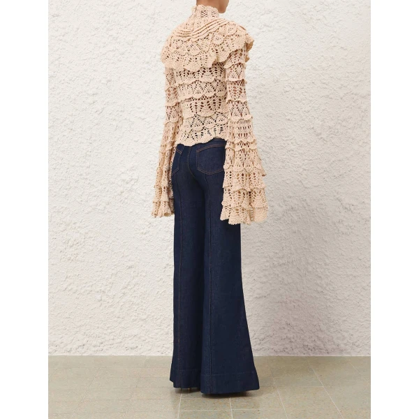 Elevate your elegance in this Zimmermann Knitwear available now at Coveti