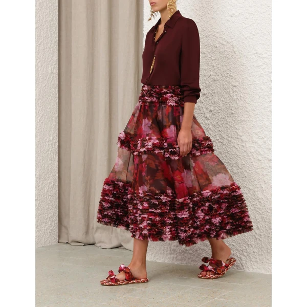 Elevate your elegance in this Zimmermann Skirts available now at Coveti