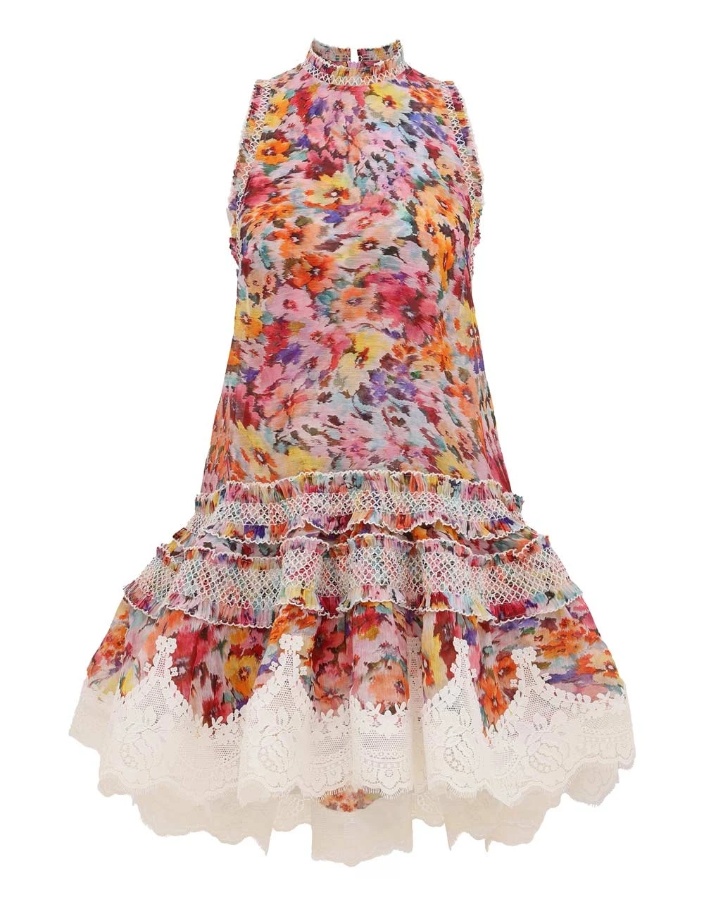 Zimmermann Luna Shirred Lantern Dress | Ready to Wear Collection Coveti Elevate your elegance in this Zimmermann Dresses available now at Coveti