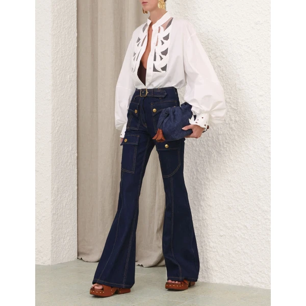 Elevate your elegance in this Zimmermann Pants available now at Coveti