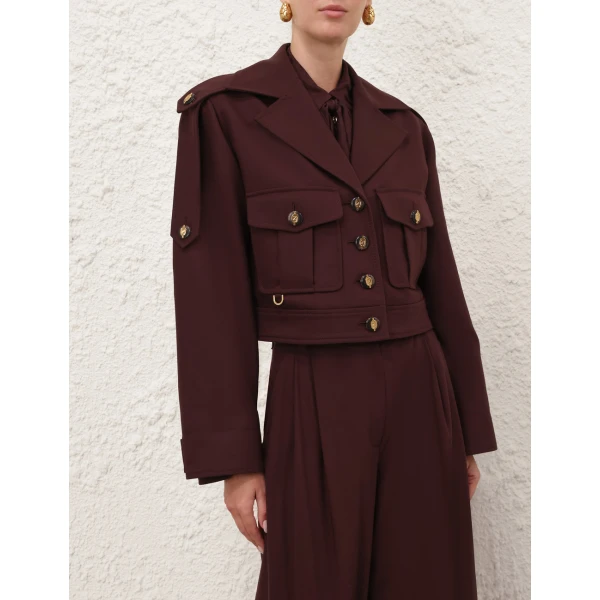 Elevate your elegance in this Zimmermann Jackets available now at Coveti