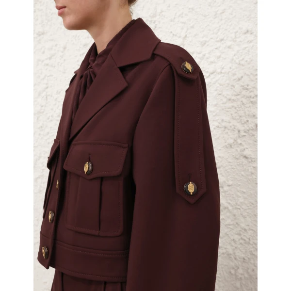 Elevate your elegance in this Zimmermann Jackets available now at Coveti