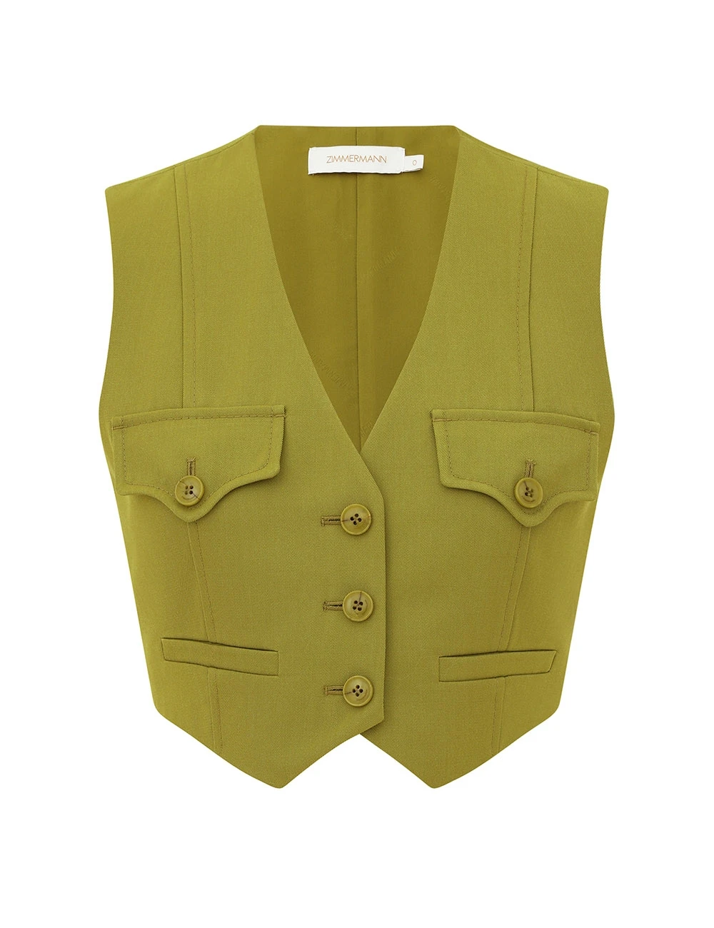 Zimmermann Luna Wool Waistcoat | Ready to Wear Collection Coveti Elevate your elegance in this Zimmermann Coats available now at Coveti
