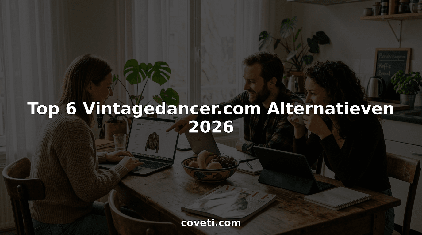 Met z’n allen aan de keukentafel zitten en samen door vintage modewebshops struinen.