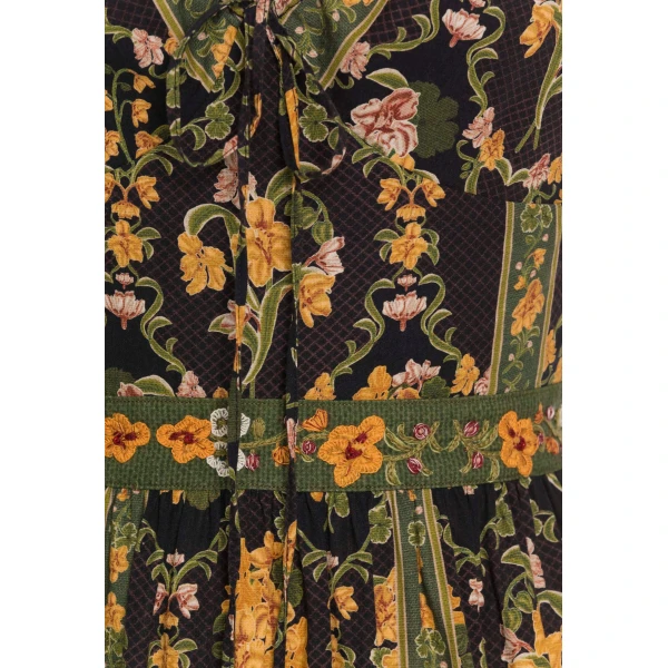 Agua By Agua Bendita Azulejo Cordillera Maxi Dress, view 8