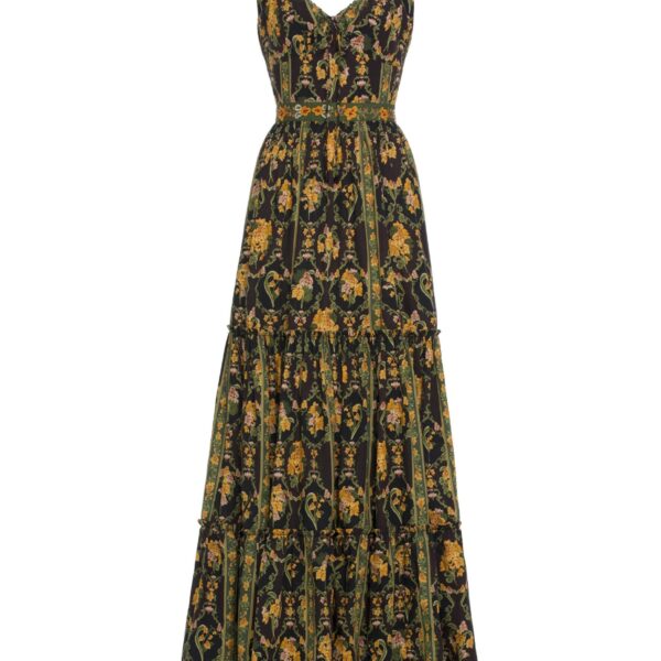 Agua by Agua Bendita Azulejo Cordillera Maxi Dress - Agua By Agua Bendita Dresses - Artisanal Colombian Resort Wear at Coveti