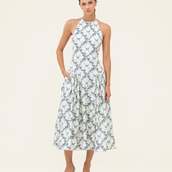 Agua by Agua Bendita Balsa Gloriosa Midi Dress - Agua By Agua Bendita Dresses - Artisanal Colombian Resort Wear at Coveti