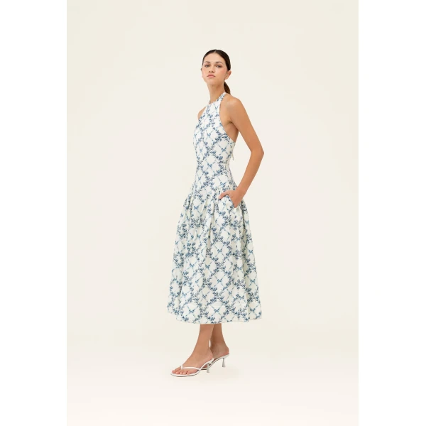 Agua By Agua Bendita Balsa Gloriosa Midi Dress, view 3