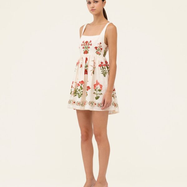 Agua by Agua Bendita Barbara Canna Mini Dress - Agua By Agua Bendita Dresses - Artisanal Colombian Resort Wear at Coveti