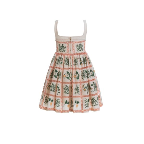 Agua by Agua Bendita Barbara Uchuva Mini Dress - Agua By Agua Bendita Dresses - Artisanal Colombian Resort Wear at Coveti