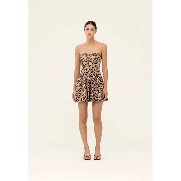 Agua By Agua Bendita Caudal Jaguar Mini Dress, view 2