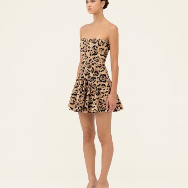 Agua by Agua Bendita Caudal Jaguar Mini Dress - Agua By Agua Bendita Dresses - Artisanal Colombian Resort Wear at Coveti