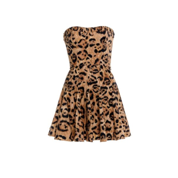 Agua by Agua Bendita Caudal Jaguar Mini Dress - Agua By Agua Bendita Dresses - Artisanal Colombian Resort Wear at Coveti