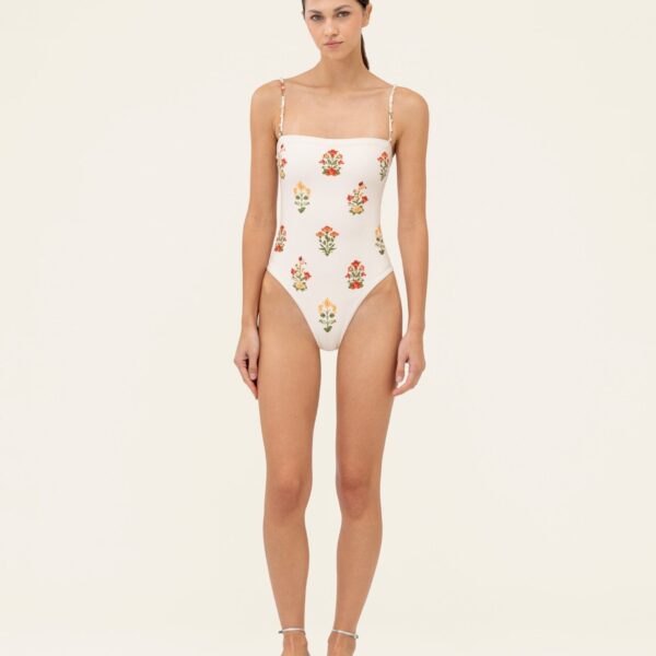 Agua by Agua Bendita Durazno Canna One Piece - Agua By Agua Bendita Beachwear - Artisanal Colombian Resort Wear at Coveti