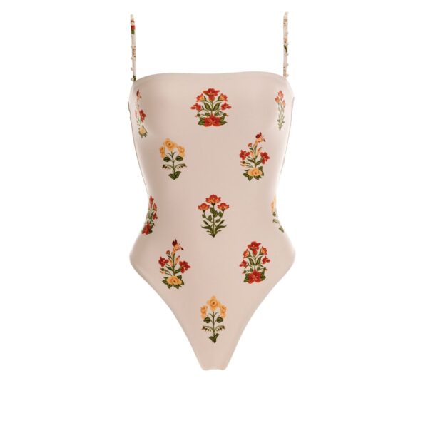 Agua by Agua Bendita Durazno Canna One Piece - Agua By Agua Bendita Beachwear - Artisanal Colombian Resort Wear at Coveti