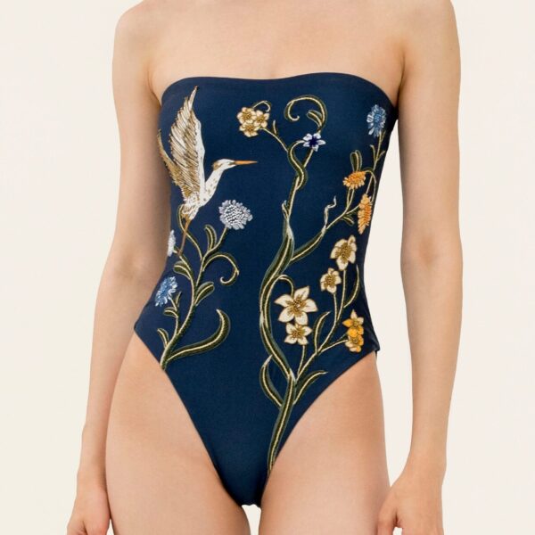 Agua by Agua Bendita Durazno Laguna One Piece - Agua By Agua Bendita Beachwear - Artisanal Colombian Resort Wear at Coveti