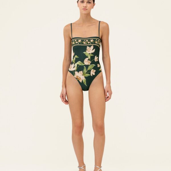 Agua by Agua Bendita Durazno Orquidea One Piece - Agua By Agua Bendita Beachwear - Artisanal Colombian Resort Wear at Coveti